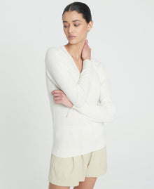 Cashmere V Neck Top