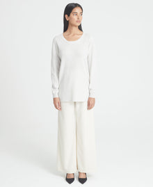 Cashmere Scoop Neck Tunic