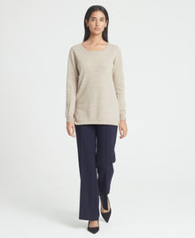 Cashmere Scoop Neck Tunic