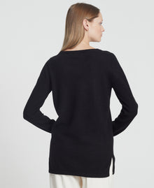 Cashmere Scoop Neck Tunic