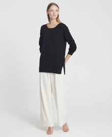 Cashmere Scoop Neck Tunic