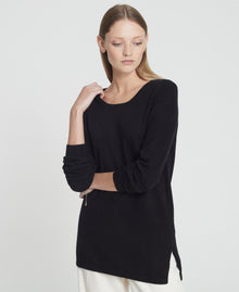 Cashmere Scoop Neck Tunic