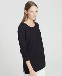 Cashmere Scoop Neck Tunic