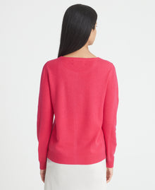 Cashmere Crew Neck Cardigan