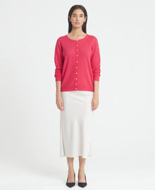 Cashmere Crew Neck Cardigan