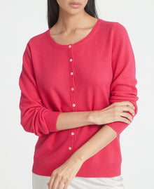 Cashmere Crew Neck Cardigan