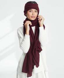 Cashmere Big Knit Scarf