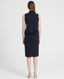 Cashmere Knee Length Skirt