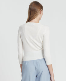 Cashmere Cropped Cardigan