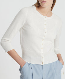 Cashmere Cropped Cardigan