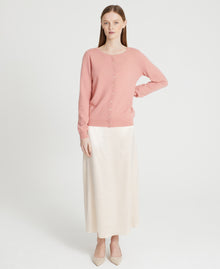 Cashmere Crew Neck Cardigan