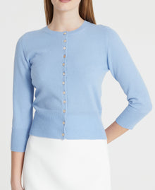 Cashmere Cropped Cardigan
