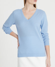 Cashmere V Neck Top