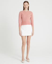 Cashmere Cropped Cardigan