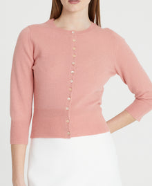 Cashmere Cropped Cardigan