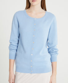 Cashmere Crew Neck Cardigan