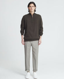 Cashmere Men's Half Zip