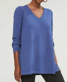Cashmere V-Neck Tunic