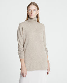 Cashmere Roll Neck Tunic