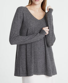 Cashmere V-Neck Tunic