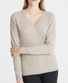 Cashmere V Neck Top