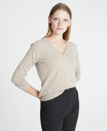 Cashmere V Neck Top