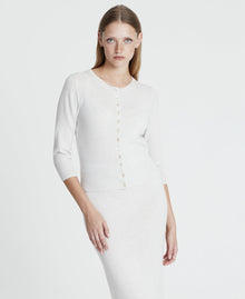 Cashmere Cropped Cardigan