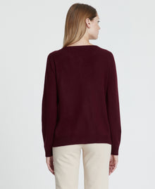 Cashmere Crew Neck Cardigan