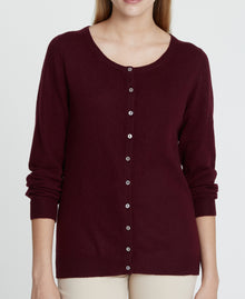 Cashmere Crew Neck Cardigan