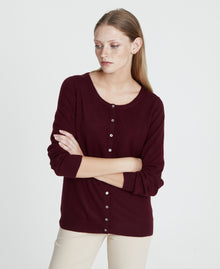 Cashmere Crew Neck Cardigan