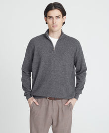 Cashmere Men's Half Zip