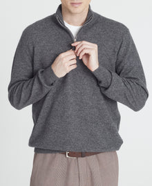 Cashmere Men's Half Zip