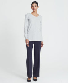 Cashmere Scoop Neck Tunic
