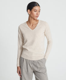 Cashmere V Neck Top