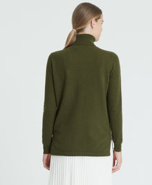 Cashmere Roll Neck Tunic