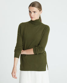 Cashmere Roll Neck Tunic