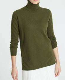 Cashmere Roll Neck Tunic