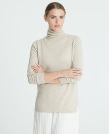Cashmere Roll Neck Tunic