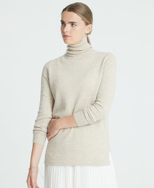 Cashmere Roll Neck Tunic