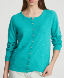 Cashmere Crew Neck Cardigan