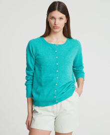 Cashmere Crew Neck Cardigan