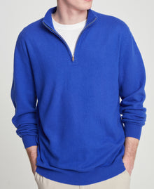 Cashmere Men's Half Zip