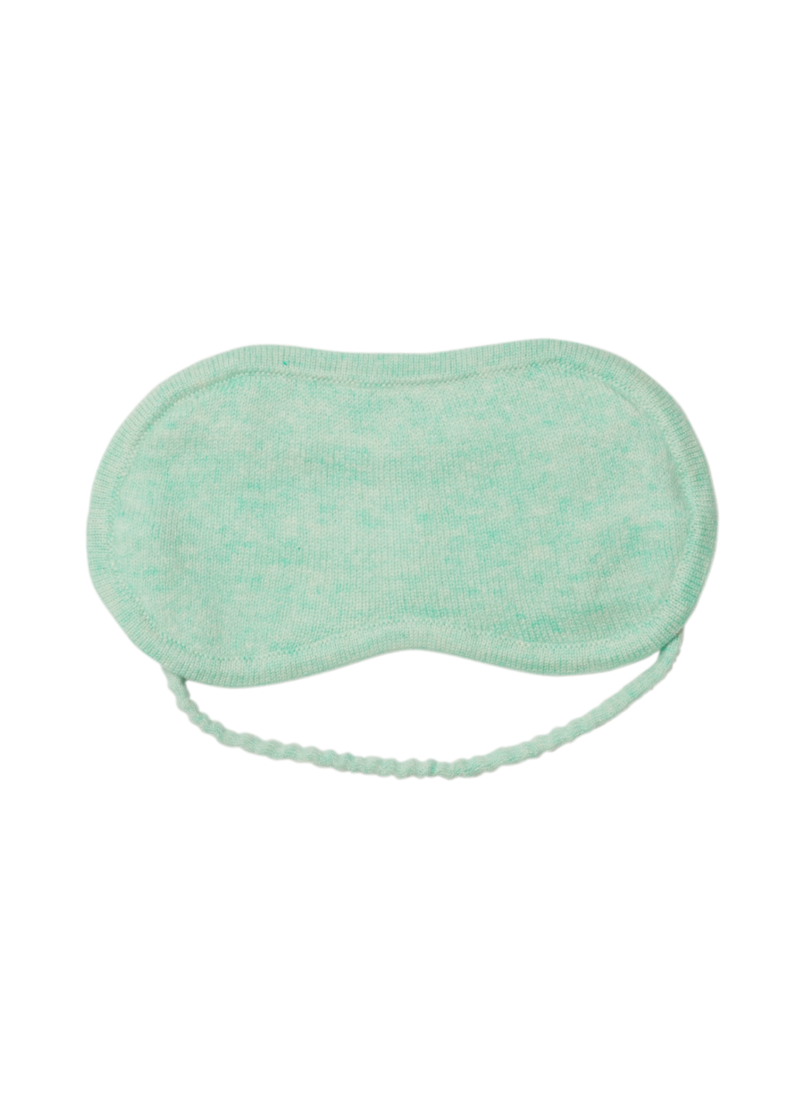 Denner cashmere Eye Mask in Apple Mist
