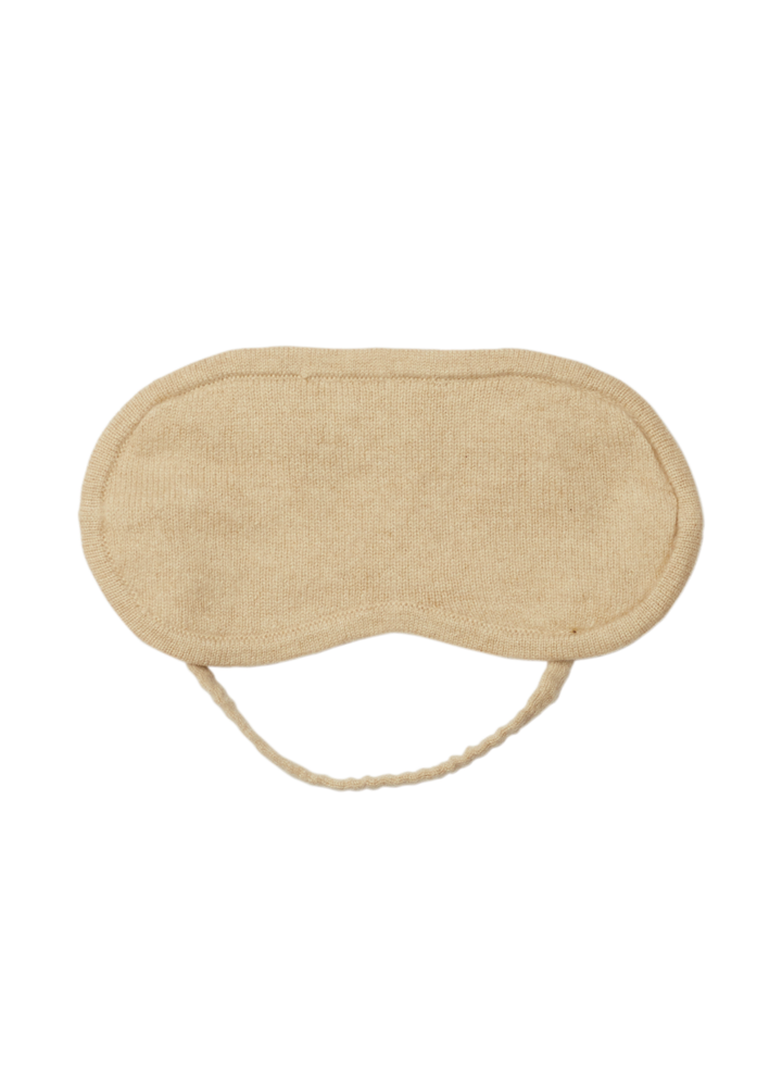 Denner cashmere Eye Mask in Cream
