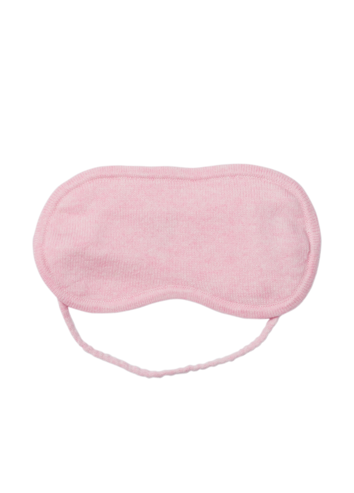 Denner cashmere Eye Mask in Crystal Pink