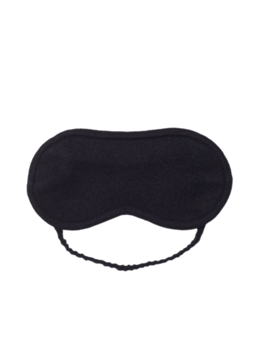 Denner cashmere Eye Mask in Navy