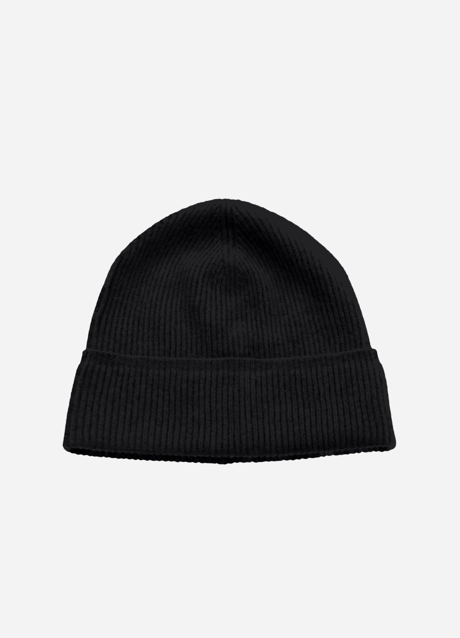 Cashmere Essential Rib Beanie