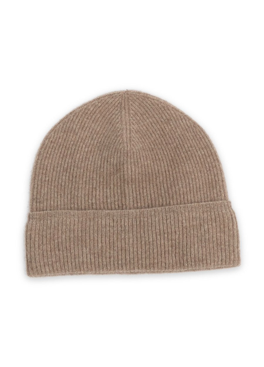 Cashmere Essential Rib Beanie
