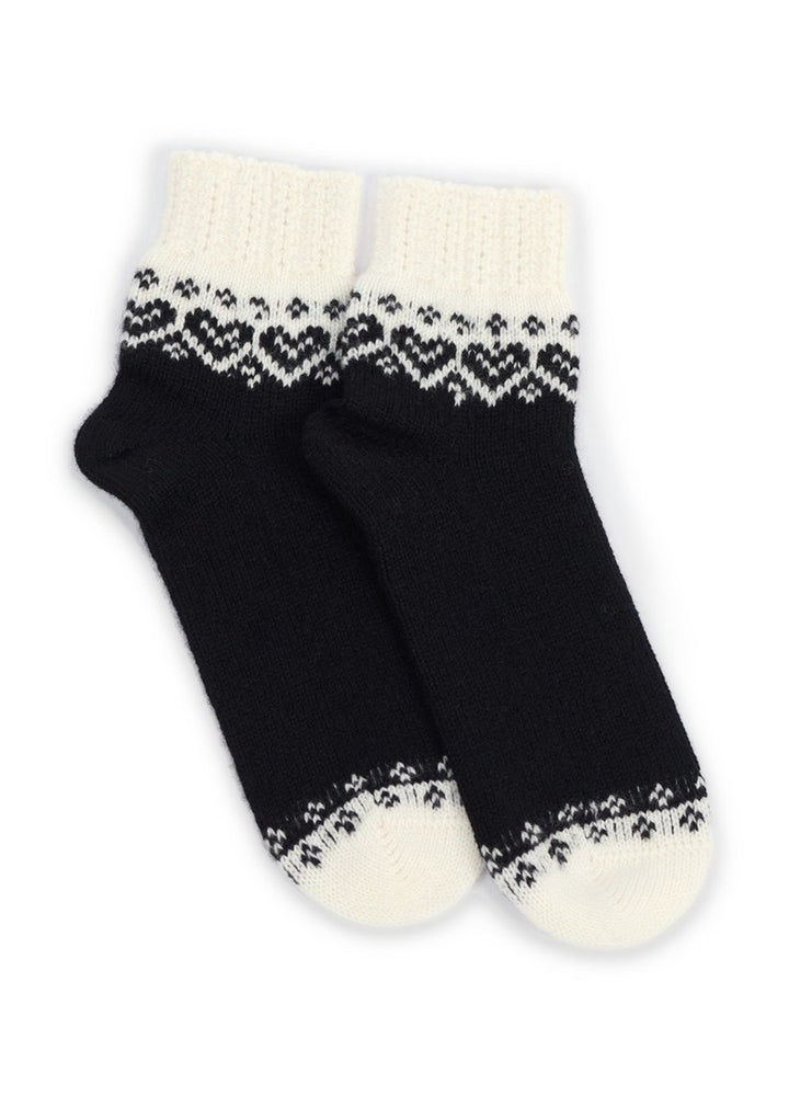 Cashmere Fair Isle Socks