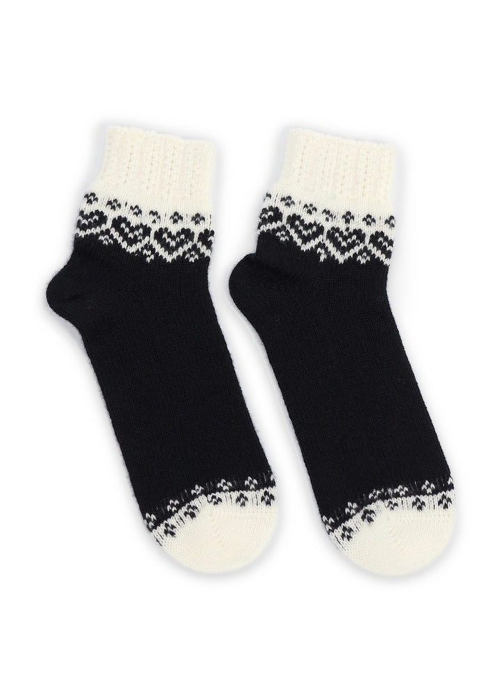 Cashmere Fair Isle Socks